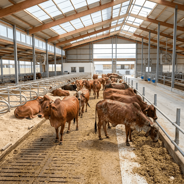 Healthy Cattle. Higher Milk Yield.